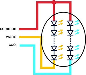 Image of Infineon Technologies white LED two channels
