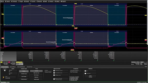 具有功率分析功能的 Teledyne LeCroy HDO4104 的图片