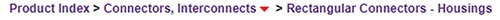 Image of an example of a product page breadcrumb string