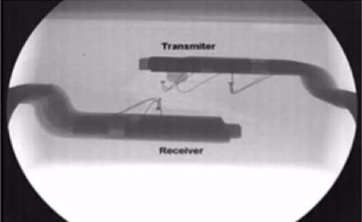 Image of optocoupler contains a transmitter (LED) and a photodiode (receiver)