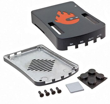Image of Red Pitaya aluminum enclosure