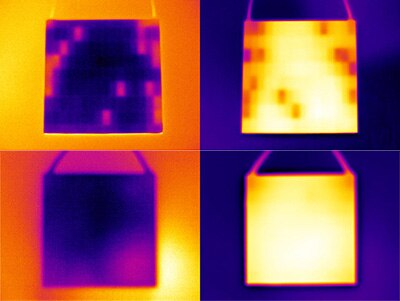 Image of improved temperature distribution in arcTEC structure modules