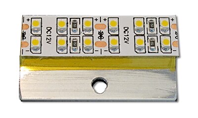 Image of first prototype of the replacement LED lighting module