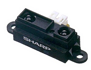 Sharp 的 GP2Y0A41SK0F 紅外線距離測量感測器元件圖片