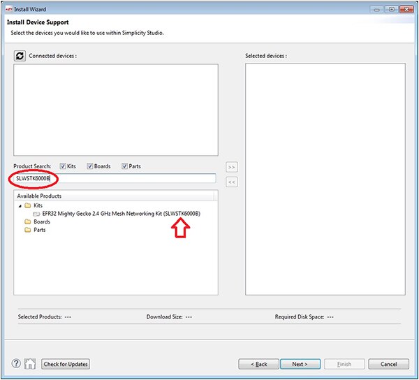 Image of Simplicity Studio search box