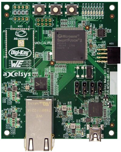 Microchip 的 SmartFusion2 创客开发板图片