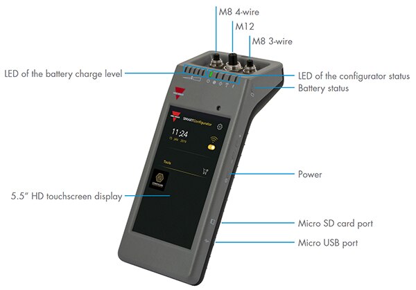 用于 IO-Link 传感器的 Carlo Gavazzi 智能配置器图片