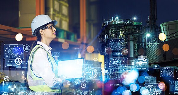 内部物流可整合有关物料、人员和机器的信息的图片