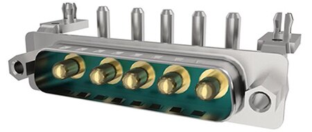 Amphenol ICC 的 DBV5W5P500H9KLF 是一款 5W5 五触点插头连接器