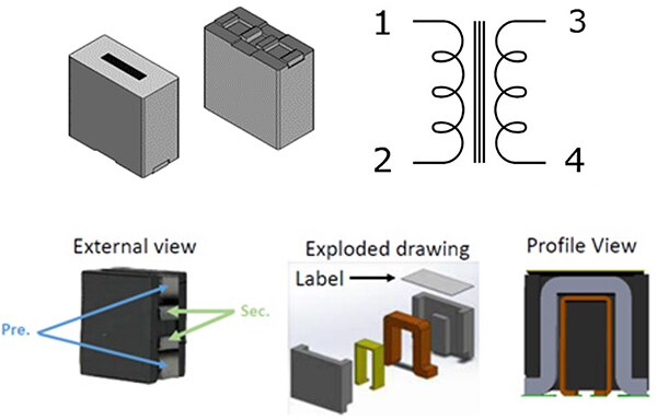 Image of TLVR inductor is a specialized transformer