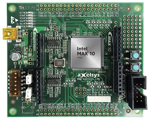 Intel EK-10M08E144 MAX 10 FPGA 評估板的圖片