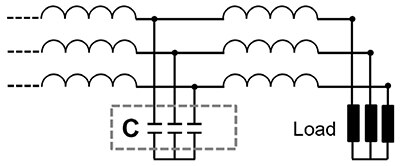 用于滤波三相电源的 AC 滤波电容器