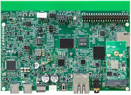 Image of NXP MCIMX93-QSB evaluation board