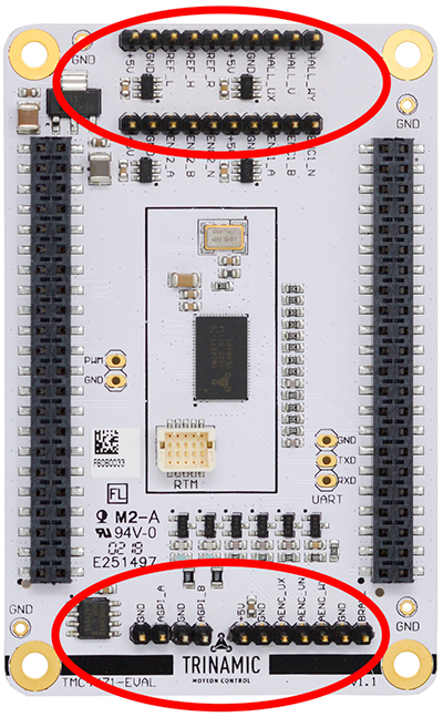 Analog Devices TMC4671-EVAL 기판 이미지