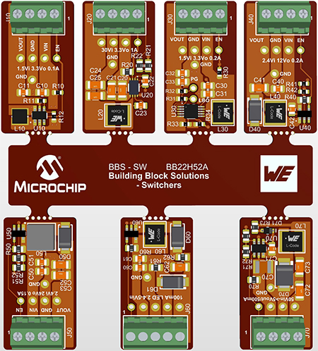 Image of Microchip BB22H52A BBS-SW board