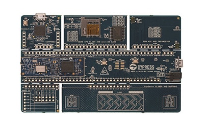 Image of Cypress Semiconductor's CY8CPROTO-062-4343W PSoC 6 Wi-Fi/Bluetooth Evaluation Board