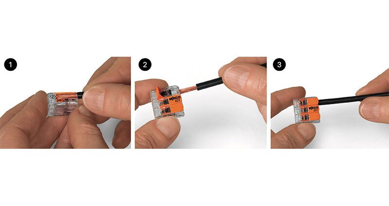 Image of Solve Splicing Problems with Lever Wire Connectors