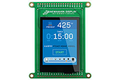 Image of Arduino Breakout Boards with IPS TFT Displays for Fast UI Prototyping