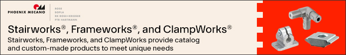 Image of Phoenix Mecano Stairworks®, Frameworks®, and ClampWorks® Banner
