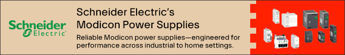 Image of Schneider Electric Modicon DIN Rail Power Supplies Banner