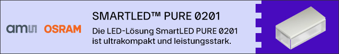 Image of ams OSRAM SMARTLED™ PURE 0201 Banner
