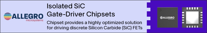 Image of Allegro Microsystems SiC Gate Driver Chipset Banner