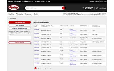 Image of DigiKey Introduces Refreshed Quote Manager Tool