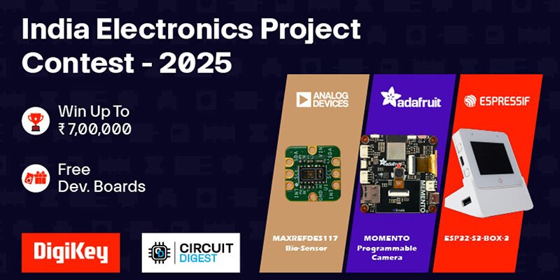 Image of DigiKey Sponsors 2025 Circuit Digest Smart Home and Wearables Project Contest