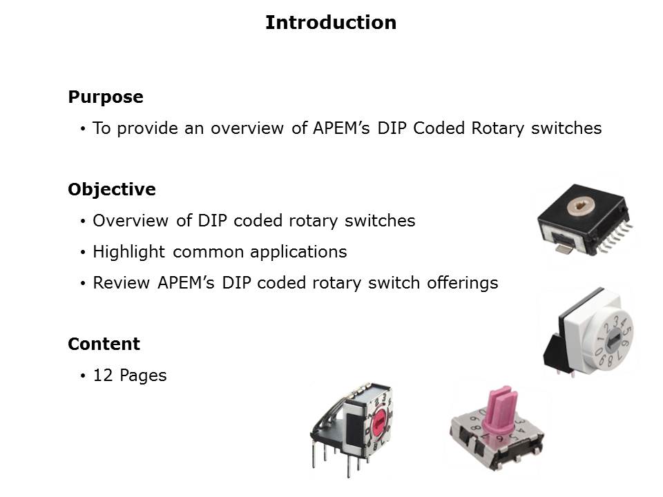 DIP Coded Rotary Switch Slide 1