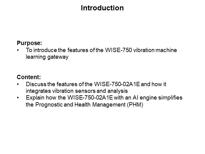 Image of Advantech WISE-750 Vibration AI Gateway - Introduction