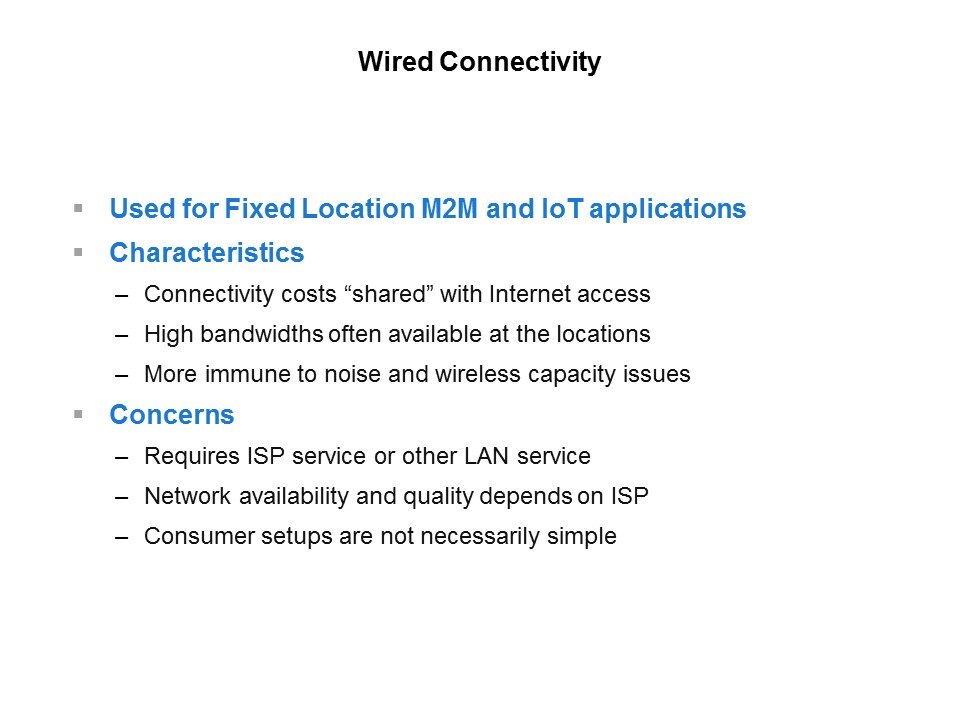 wired connectivity