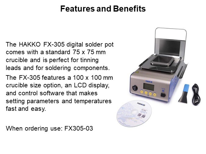 Features and Benefits