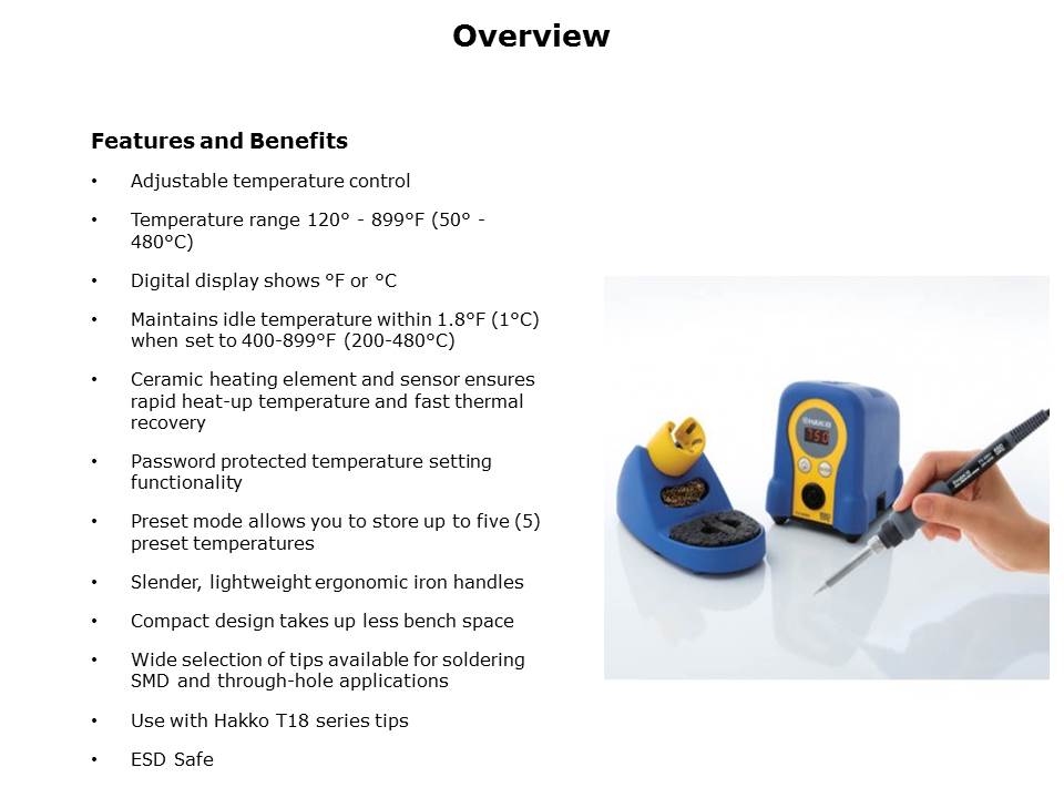 FX-888D Soldering Station Slide 2