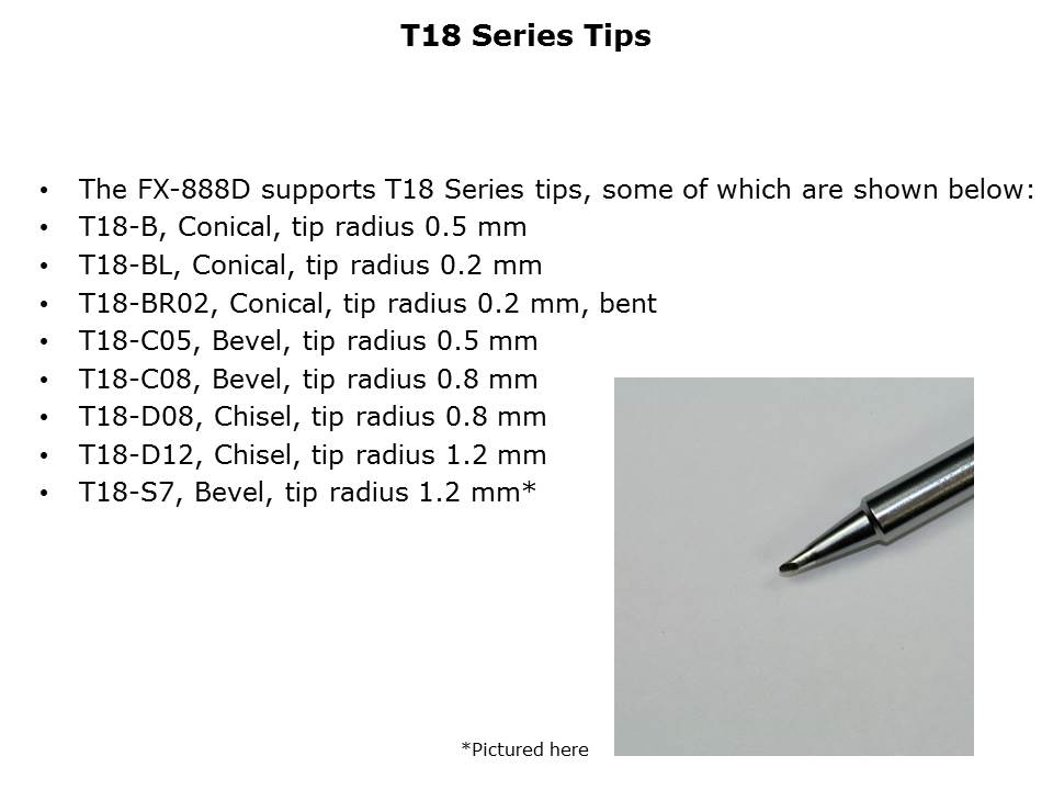 FX-888D Soldering Station Slide 4