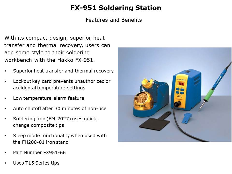 FX-951 Soldering Station Slide 2