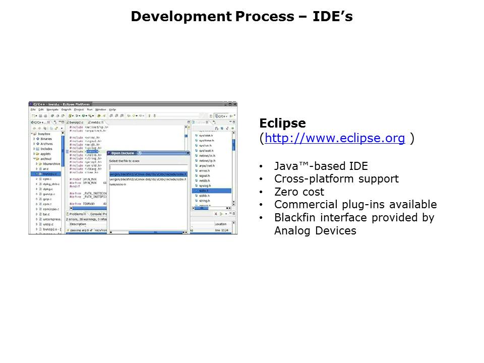 DSP Blackfin STAMP BSP Slide 34