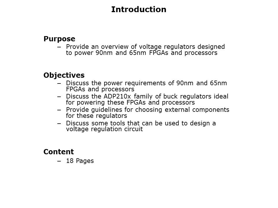 Powering 65-90nm FPGAa and Processors Slide 1