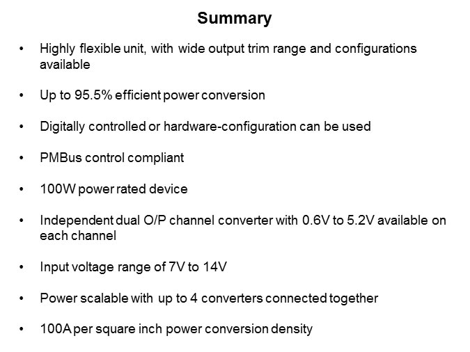 Image of Artesyn Embedded Technologies LGA50D Non-Isolated DC/DC Converter-Slide7