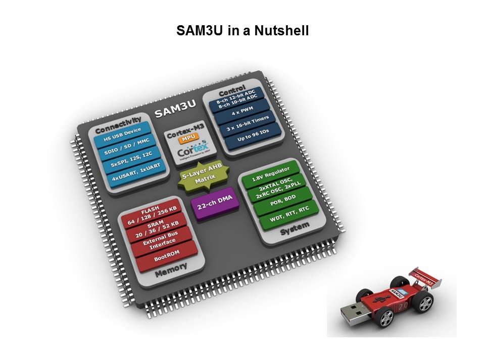 Cortex-M3 Introduction and Specific SAM3U Implementation Slide 9