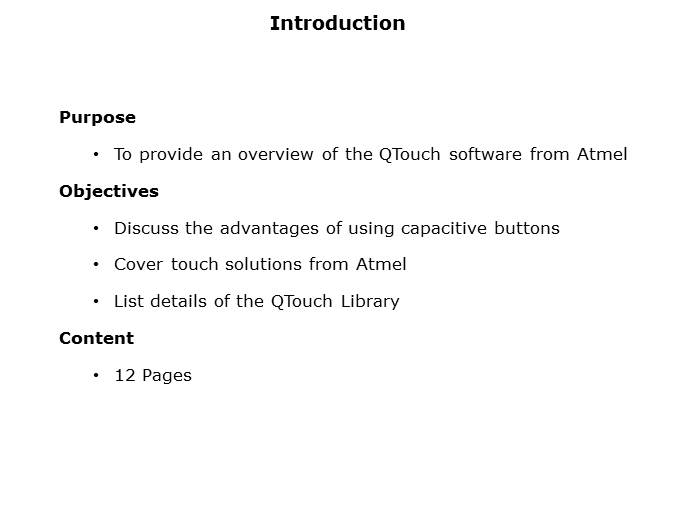 QTouch - Create Touch Applications Slide 1