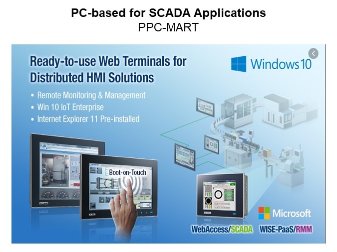 Image of B&B SmartWorx/Advantech PPC-3xxx-MART Panels for HMI and SCADA Solutions - PC-based for SCADA Applications