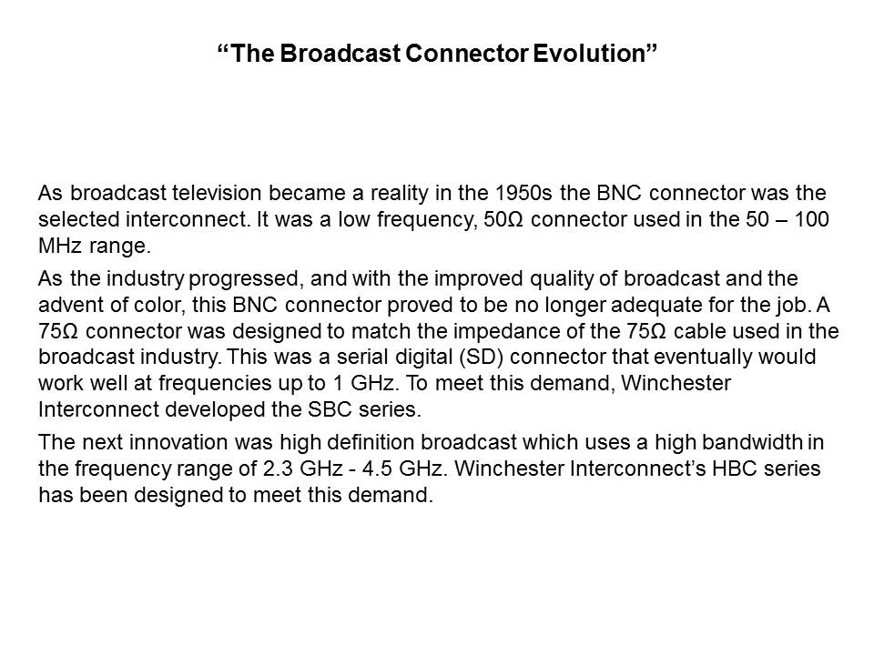 Shadow HBC Series Connectors Slide 2