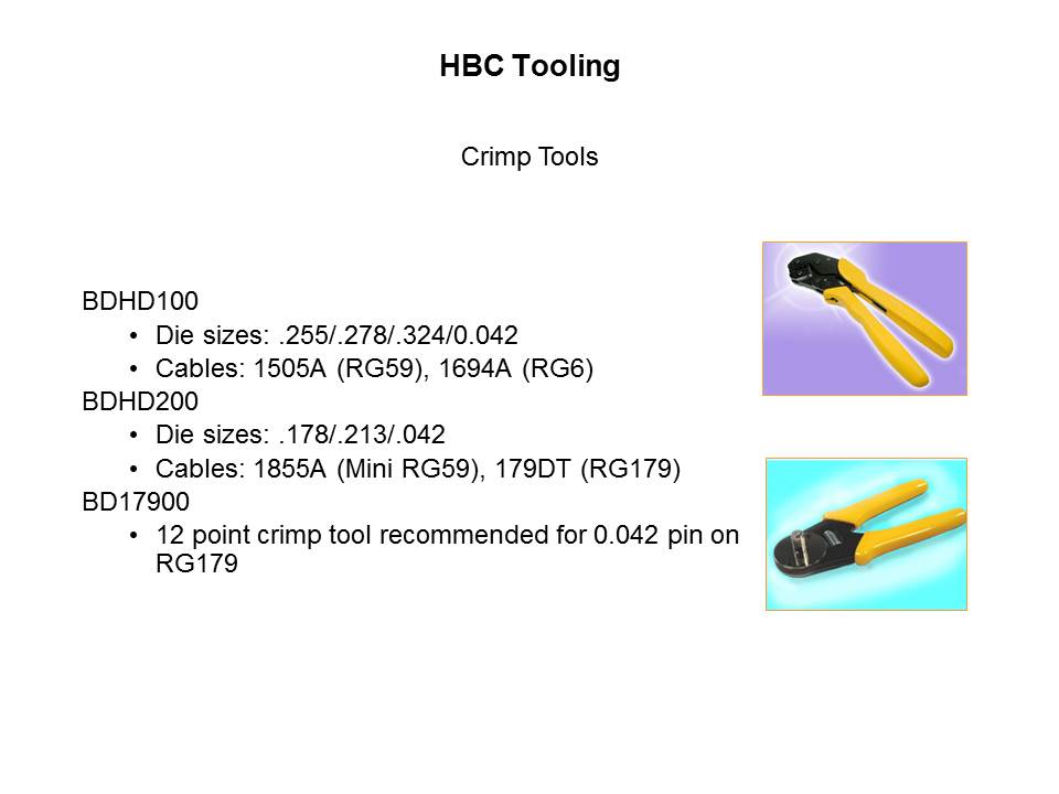 Shadow HBC Series Connectors Slide 7