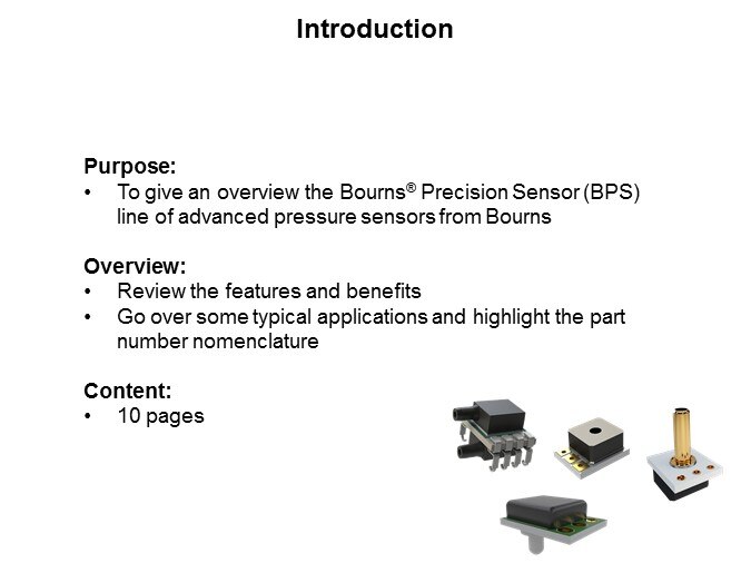 Image of Bourns Pressure Sensor Overview-Slide1