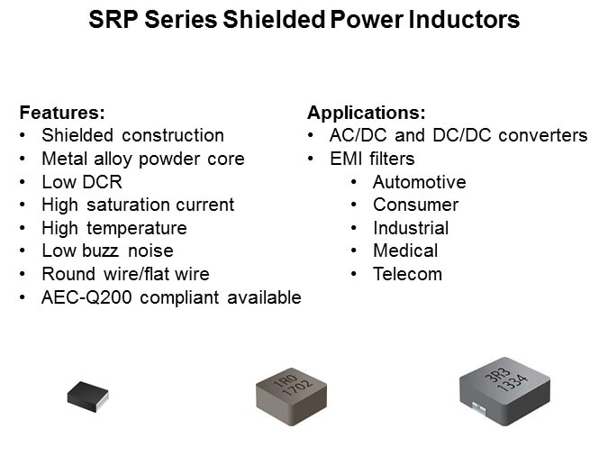 SRP Series Shielded Power Inductors