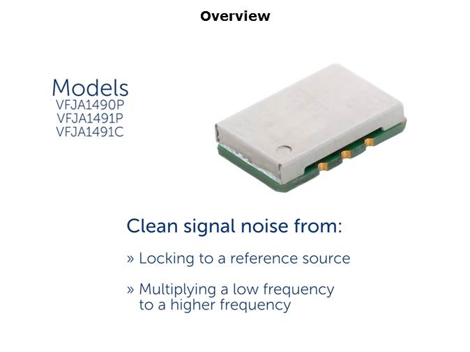 Low Noise Frequency Translator/Jitter Attenuator Slide 3