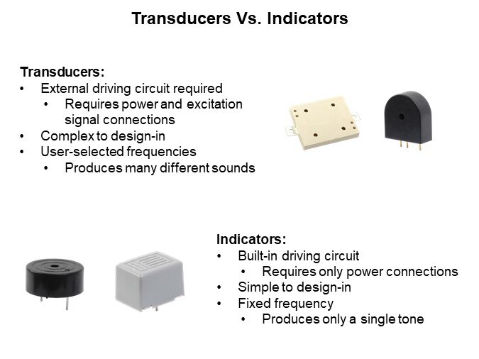 Image of CUI Devices Buzzer Overview - Transducers V Indicators