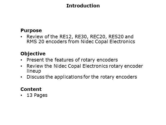 RMS 20 Encoders Slide 1