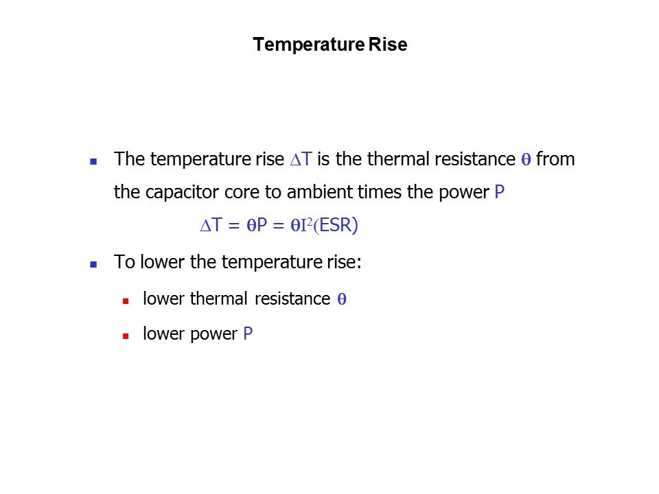 temp rise
