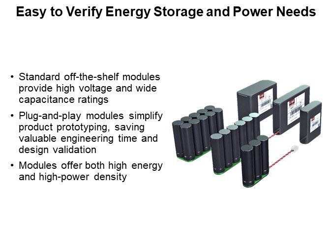 Easy to Verify Energy Storage and Power Needs